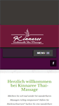 Mobile Screenshot of kinnaree-massage.de